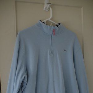 Vineyard Vines Light Blue Zip Up